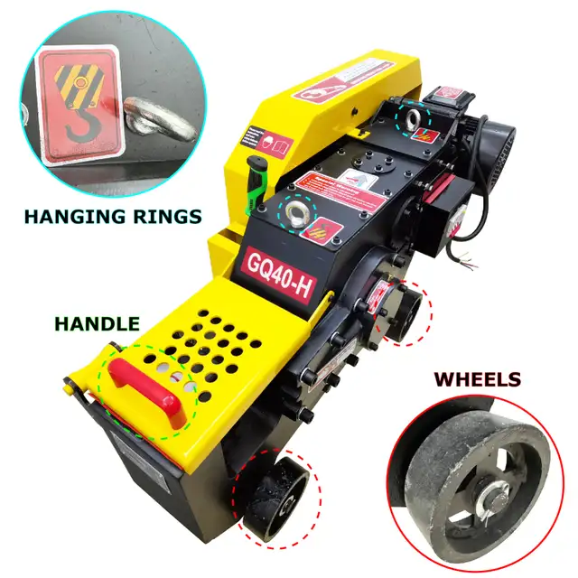 220V Steel Bar Cutter(WITH CLUTCH) 3KW 3PH Max 1.42' 056660 - Photo 3