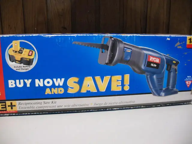 RYOBI 18V Cordless Reciprocating Saw, Brand New (Tool Only) - Photo 4
