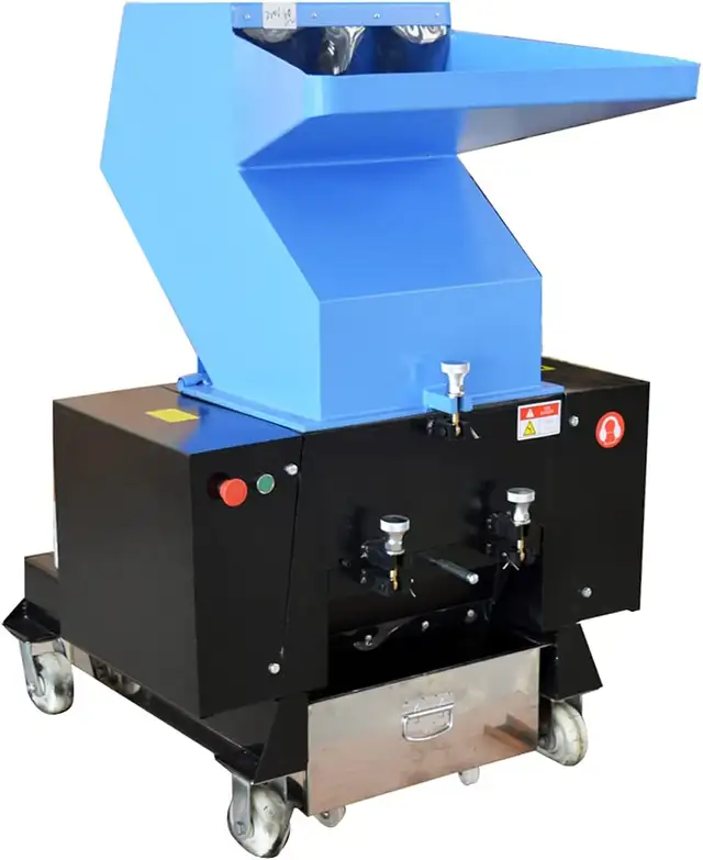 400 Blue Plastic Shredder Plastic Bottle Crusher 220V 290053
