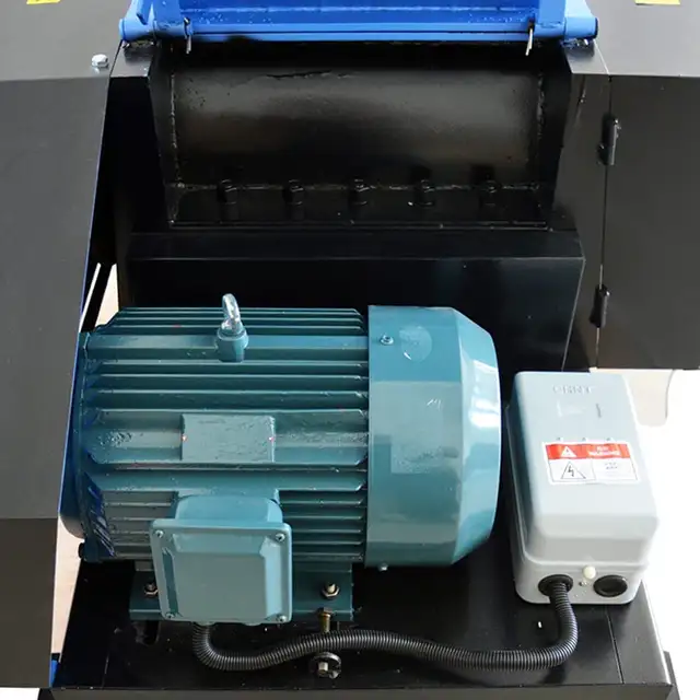 400 Blue Plastic Shredder Plastic Bottle Crusher 220V 290053 - Photo 7