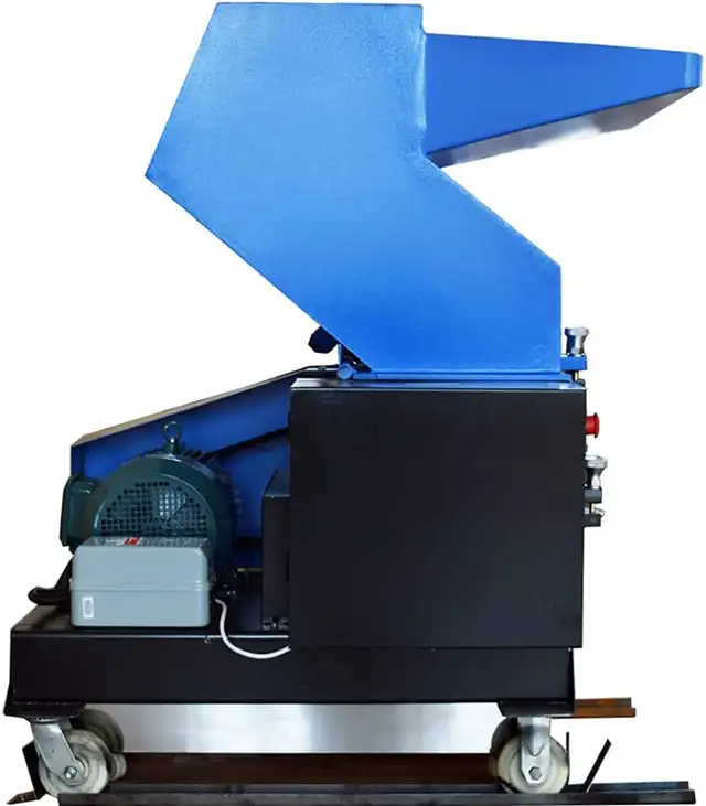 400 Blue Plastic Shredder Plastic Bottle Crusher 220V 290053 - Photo 9