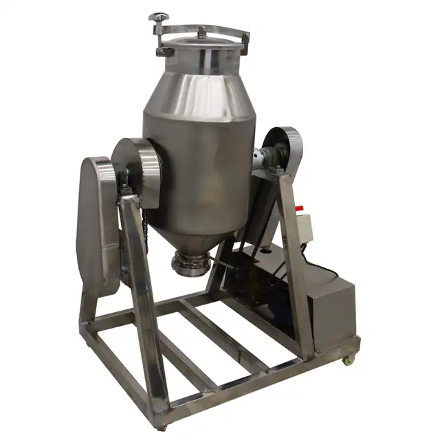 60L 304 Stainless Steel Drum Mixer Feed Granual Mixer 025701 - Photo 7