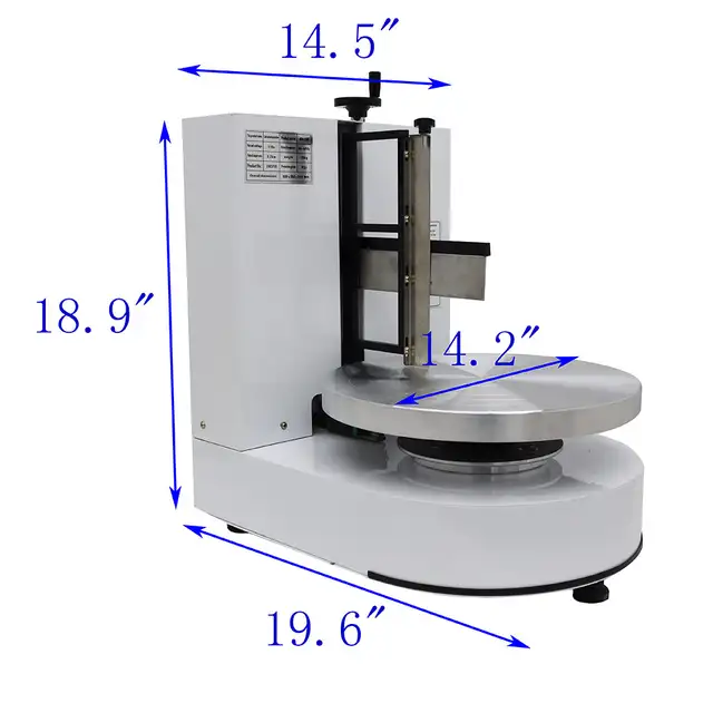 6-14''White Cake Cream Spreading Coating Smearing Machine 239653 - Photo 6