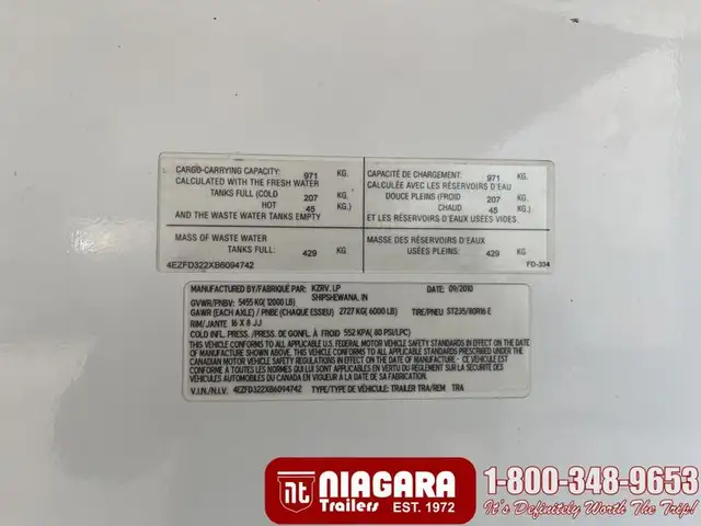 2011 K-Z INC. DURANGO 2500 325RL Fifth Wheel - Photo 3