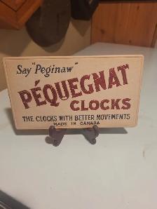 Pequegnat Advertising Sign