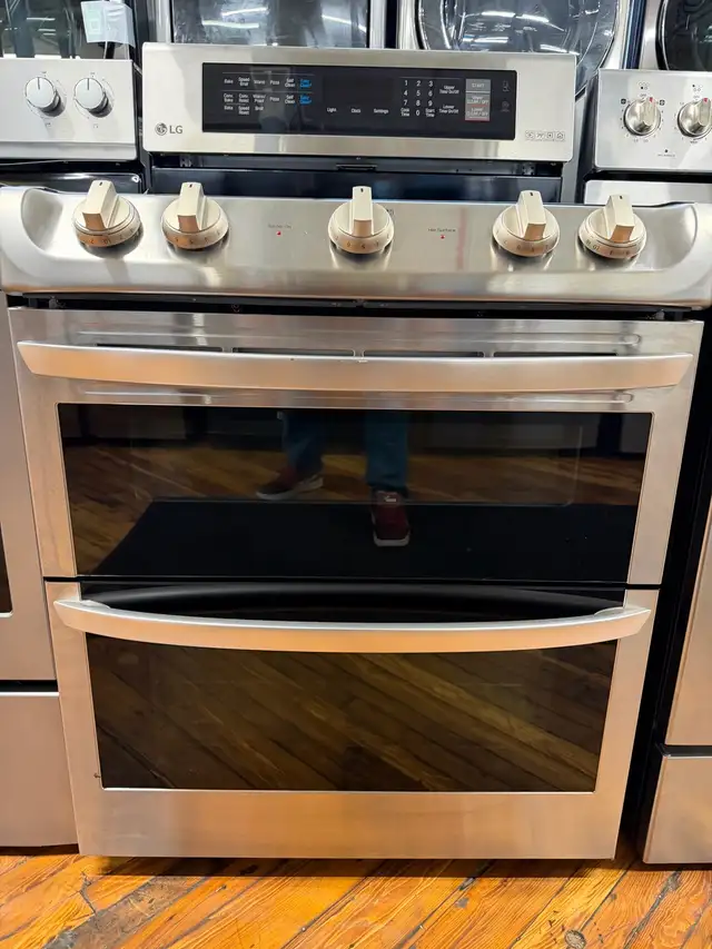 LG stainless steel double oven