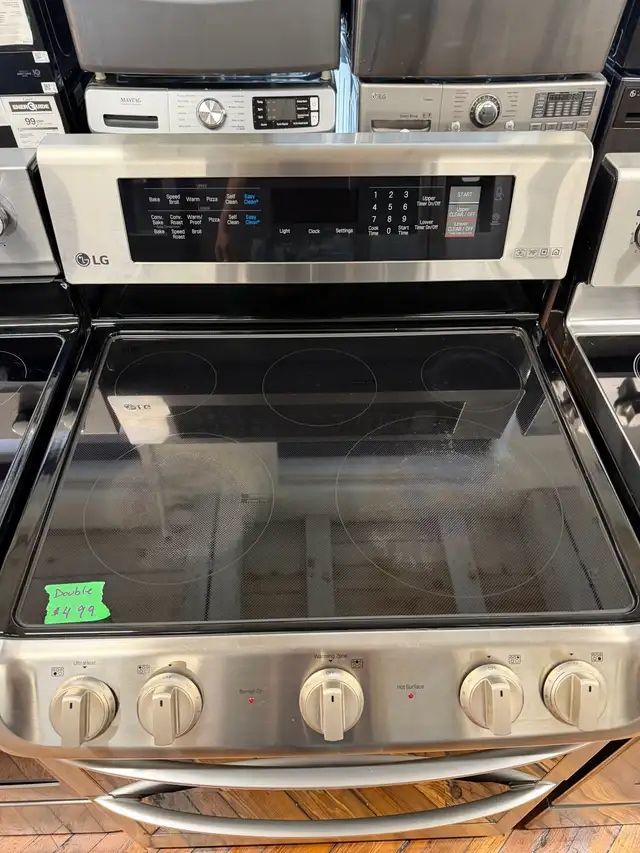 LG stainless steel double oven - Photo 2