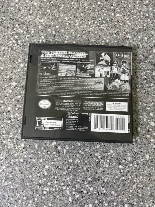 DS Pokémon Black Version 2 Cartridge Only - Photo 4