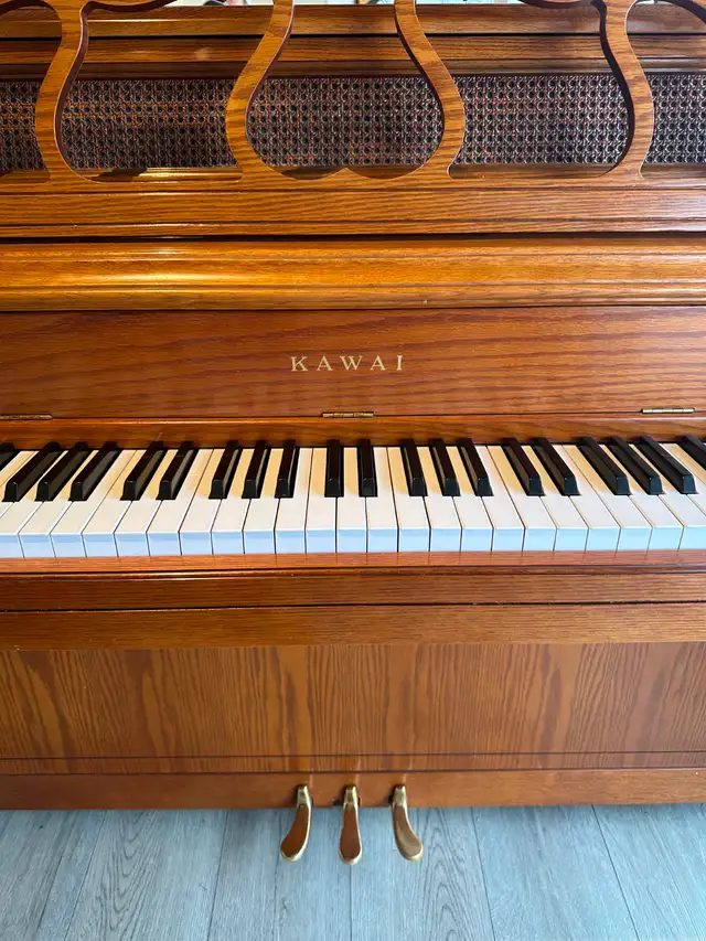 Kawai made in Japan upright piano - performance action