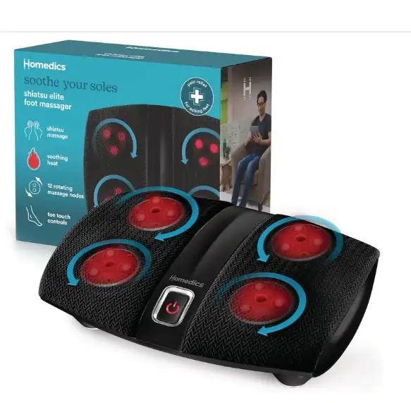 Brand NEW Sealed HoMedics Shiatsu Heated Foot Massager