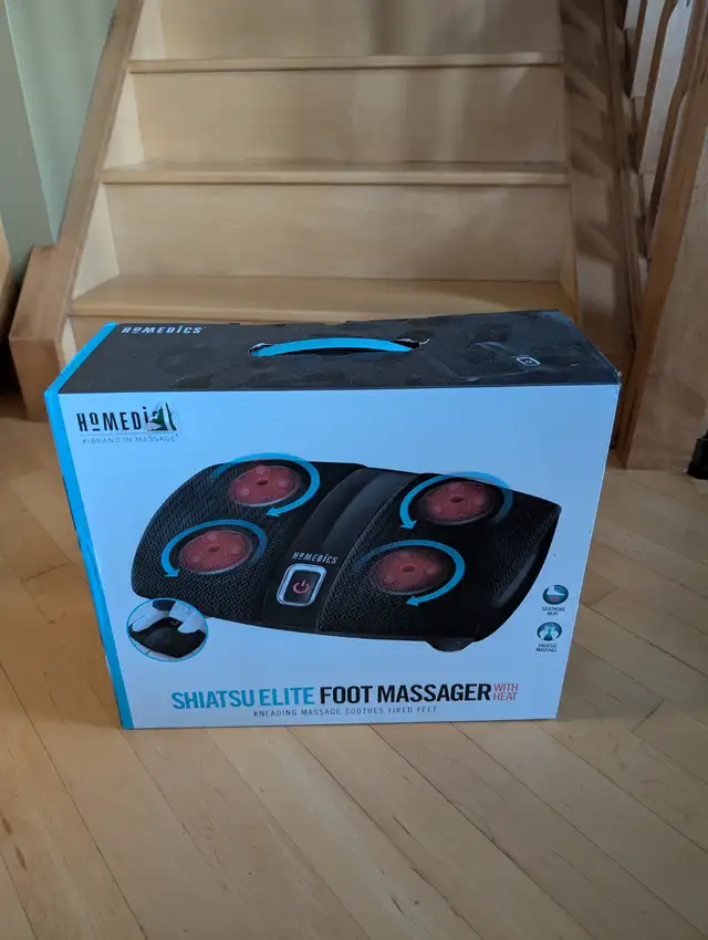 Brand NEW Sealed HoMedics Shiatsu Heated Foot Massager - Photo 2