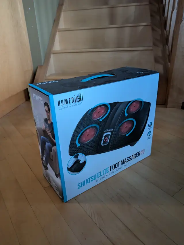 Brand NEW Sealed HoMedics Shiatsu Heated Foot Massager - Photo 3