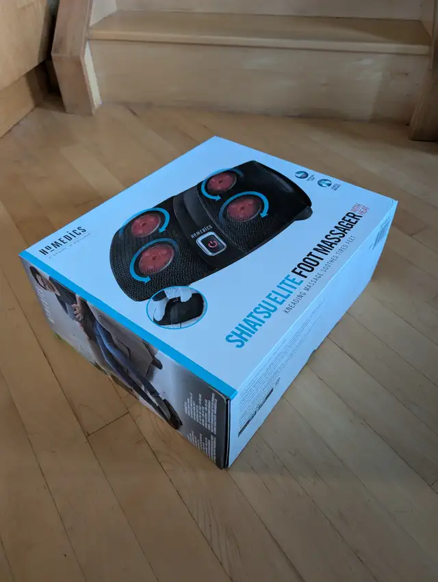 Brand NEW Sealed HoMedics Shiatsu Heated Foot Massager - Photo 8