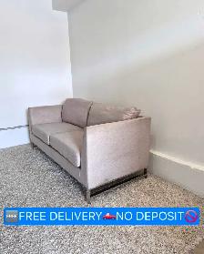 FREE DELIVERY MCM Gray 3 Seater Sofa / Couch NO DEPOSIT