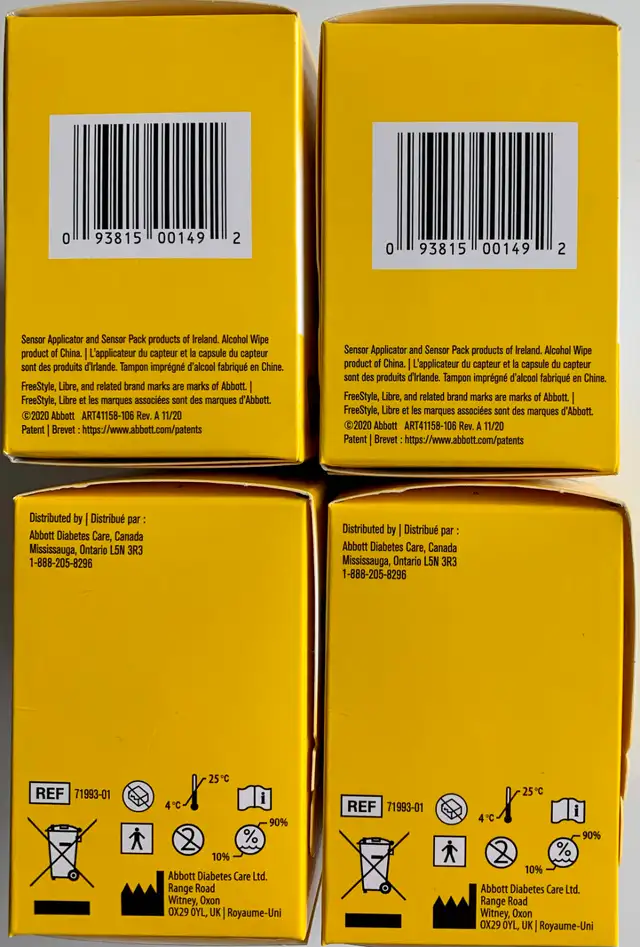 FreeStyle Libre 2 Flash 14-day Sensors, exp. 2026-10-31, sealed - Photo 3