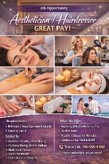 Aesthetician / Hairdresser – Great Pay - Photo 3