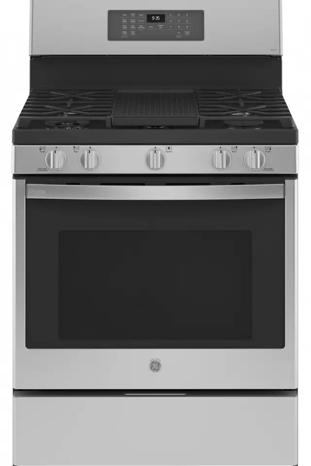 GE Profile Dual Fuel Range PC2B935YPFS 30' Free Standing Self Cl - Photo 2
