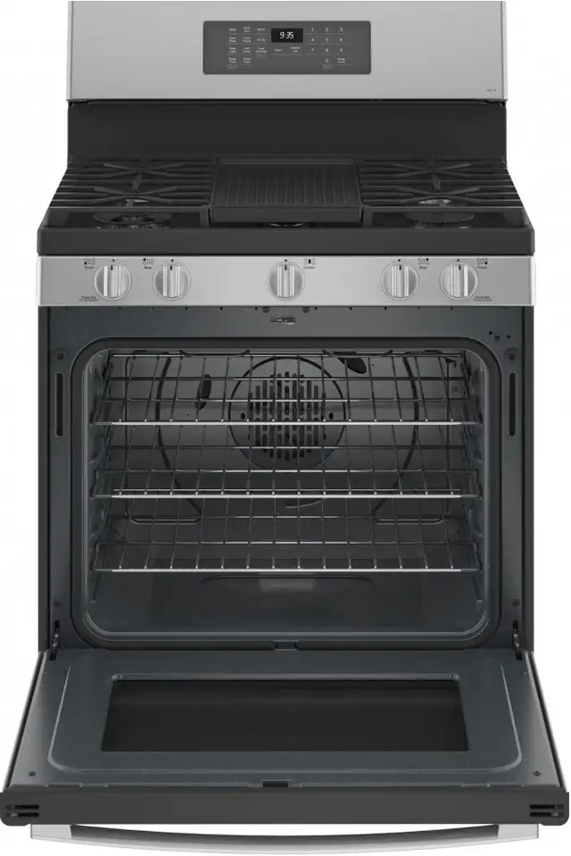 GE Profile Dual Fuel Range PC2B935YPFS 30' Free Standing Self Cl - Photo 3