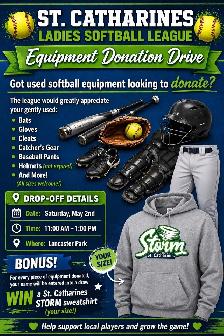 Softball Equipment Sale