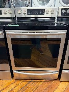 Samsung stainless steel glass top  stove