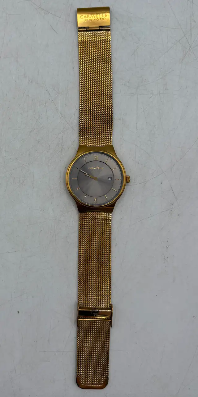 Caravelle 44b110 Men's Watch with Adjustable Band & New Battery - Photo 3