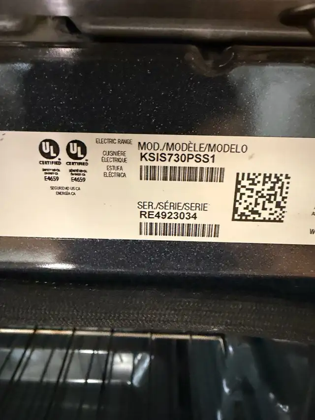 kitchenAid induction stainless steel slide in oven 2025 - Photo 4