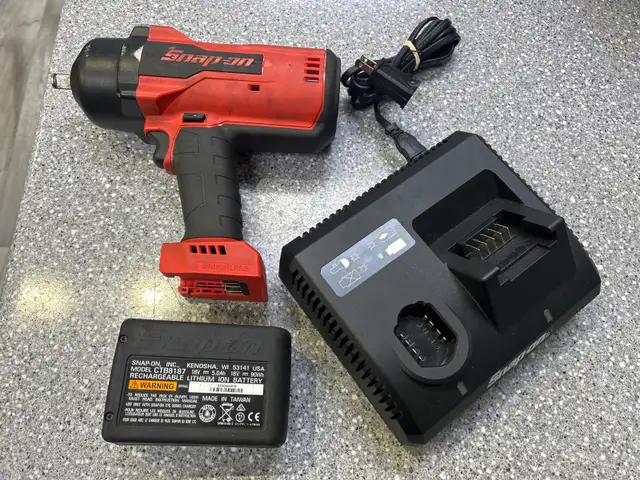 Snap On CT9050 18V Brushless 1/2" Impact Kit With 5AH Batt And - Photo 4