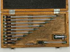 Mitutoyo No 141-133 ID Inside Micrometer Set 2-12 Inch, Complete