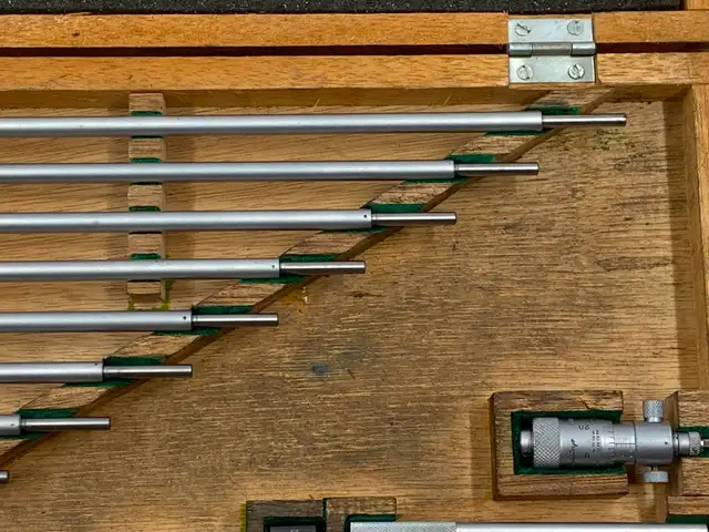 Mitutoyo No 141-133 ID Inside Micrometer Set 2-12 Inch, Complete - Photo 5