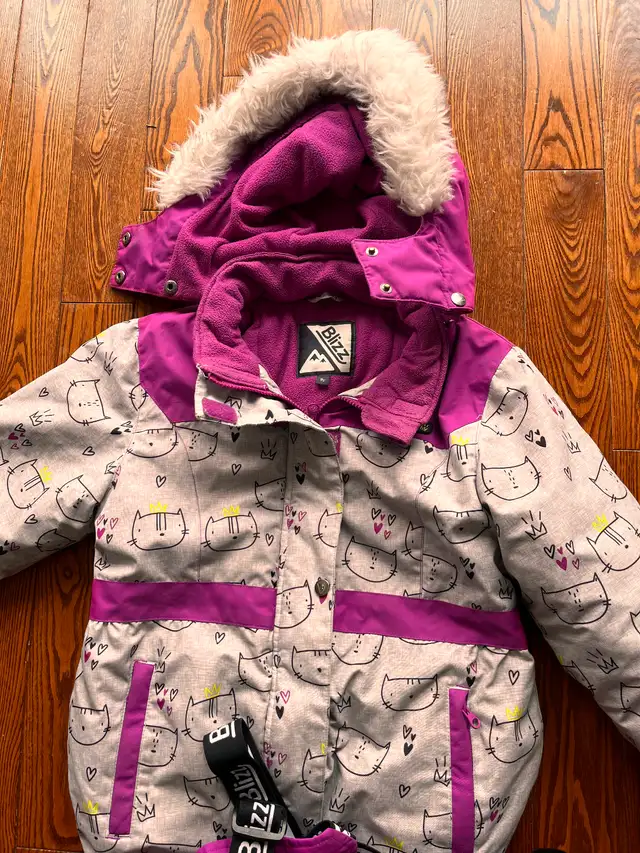 Habit de neige fille 8 ans en très bon état - Photo 3