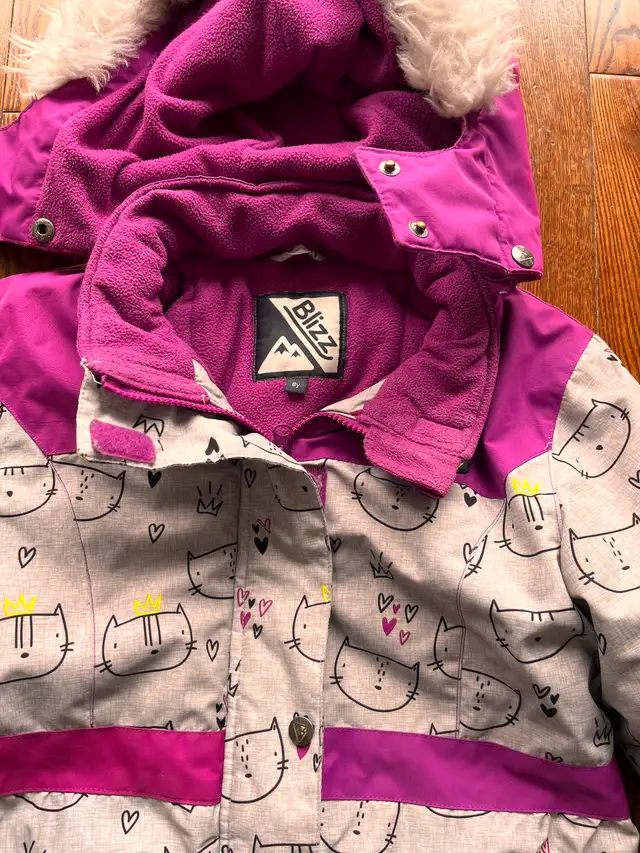 Habit de neige fille 8 ans en très bon état - Photo 4