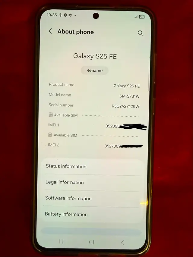 Samsung S25 FE Cell Phone~128 gigs - Photo 3