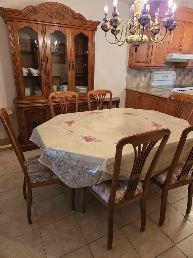 Dining Table With Hutch