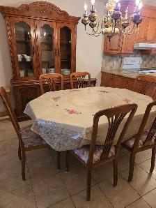 Dining Table With Hutch