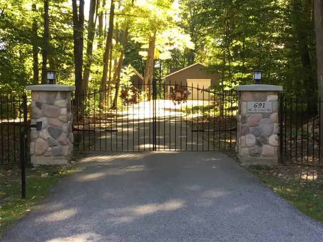 20FT Steel Drive Gate Arrow Pattern - Photo 2