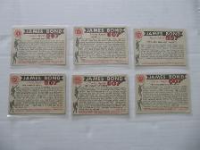 James Bond Secret Agent Black & White Trading Cards Circa 1965 - Photo 2