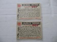 James Bond Secret Agent Black & White Trading Cards Circa 1965 - Photo 6