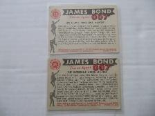 James Bond Secret Agent Black & White Trading Cards Circa 1965 - Photo 8