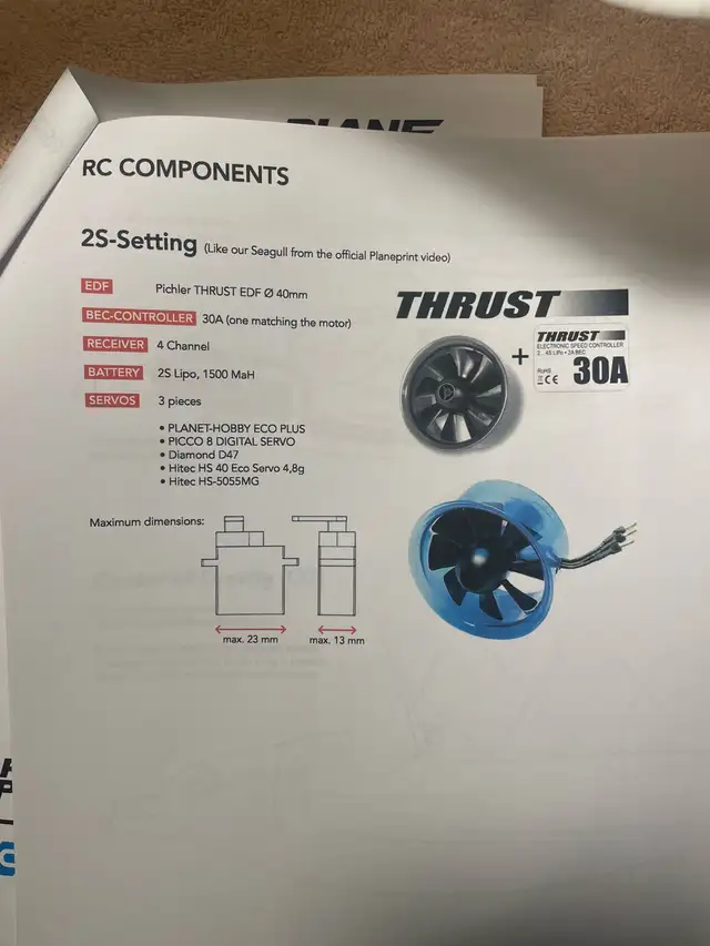 3D printed seagull  ( Bind and Fly) , by Plane Print - Photo 6