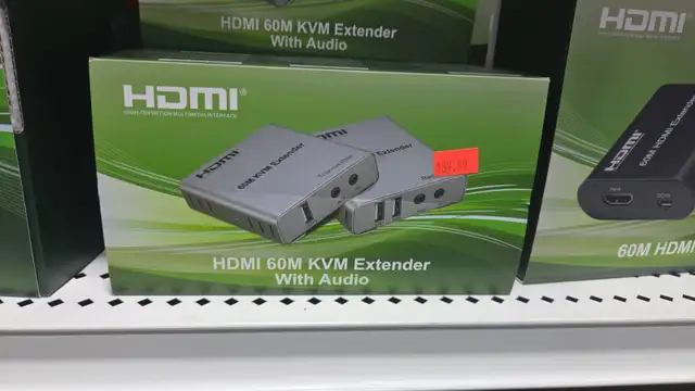 HDMI 60M KVM EXTENDER WITH AUDIO