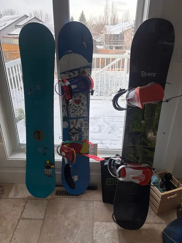 Snowboards….