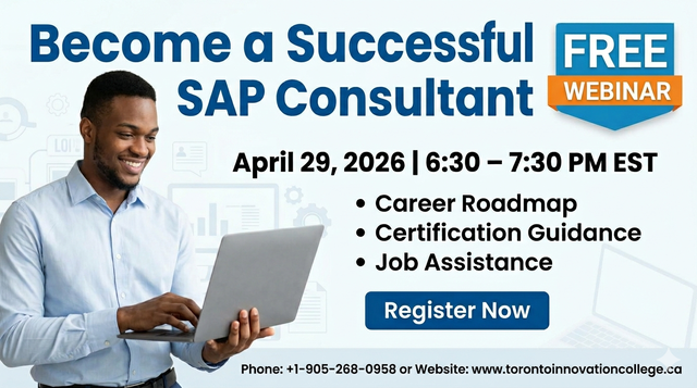 FREE SAP Webinar – Become an SAP Consultant | April 29 | Limited