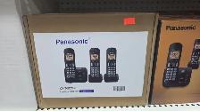 PANASONIC KX-TGC253 CORDLESS PHONE (3 HANDSETS
