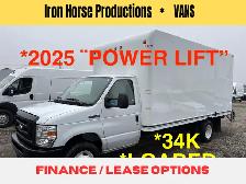2025 Ford E-450 16' CUBE VAN LOADED 'POWER LIFT' 34K $AVE 30K