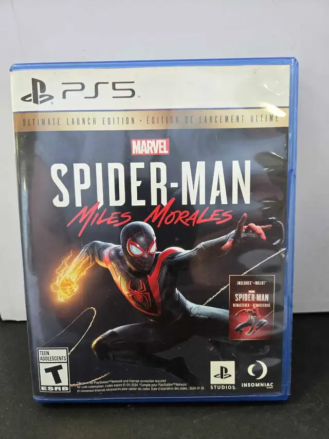 PS5 GAME SPIDERMAN MILES MORALES