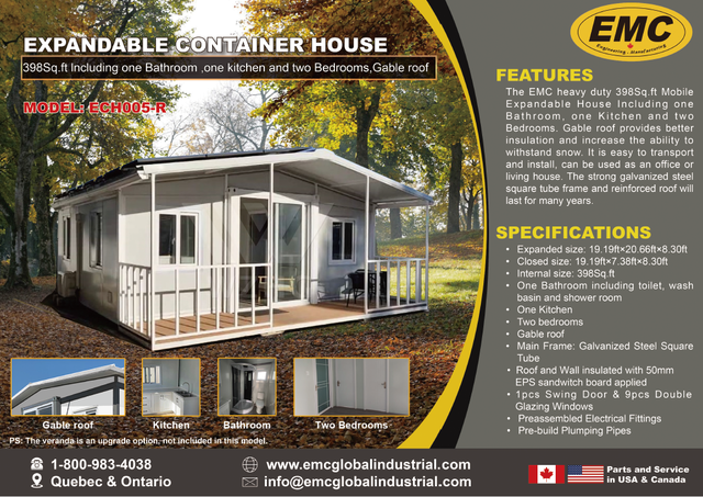 Expandable Shipping Container House ECH005-R