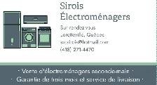 SIROIS Électroménagers Ventes de seconde-main