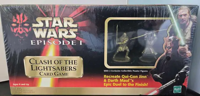 STAR WARS EP 1 CLASH OF THE LIGHT SABERS CARD GAME