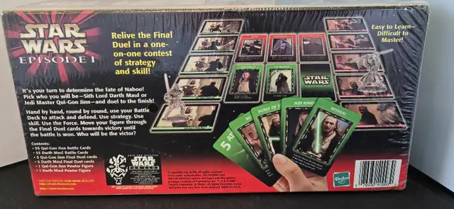 STAR WARS EP 1 CLASH OF THE LIGHT SABERS CARD GAME - Photo 2