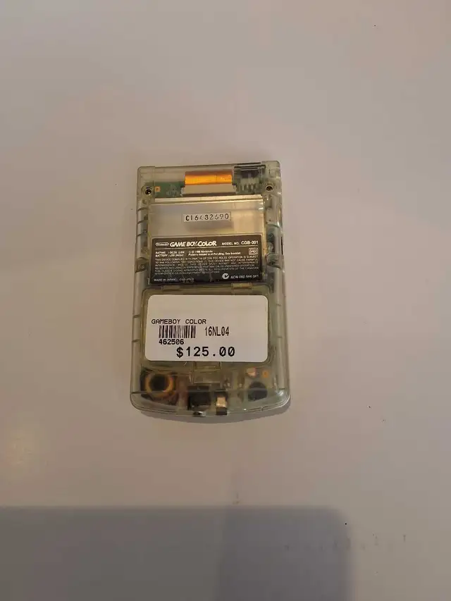Gameboy Color (Clear) - Photo 2